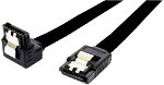Dynamix 1m Right Angled SATA 6GBs Data Cable with Latch - Black