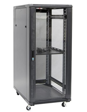 Dynamix SR Series 27RU 1000mm Deep Black Server Cabinet - 800x1000x1388mm