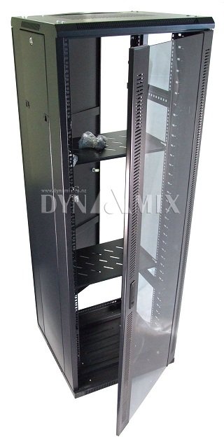 Dynamix SR Series 37RU 600mm Deep Black Server Cabinet - 600x600x1833mm