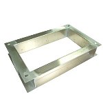 Dynamix Stainless Floor Mount Plinth for 400mm Deep Outdoor Wall Mount Cabinet