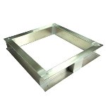 Dynamix Stainless Floor Mount Plinth for 600mm Deep Outdoor Wall Mount Cabinet