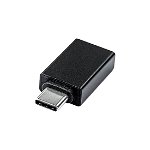 Dynamix USB-C Male to USB-A Female Charge & Sync Adapter - Black