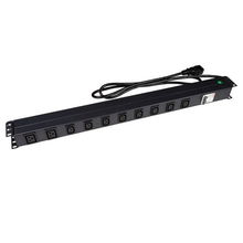 view Dynamix 10 Outlet 16A Vertical Power Rail with 6kVA Circuit Breaker