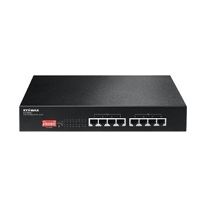 Edimax ES-1008P V2 Long Range 8-Port Fast Ethernet PoE Un-Managed Switch with DIP Switch