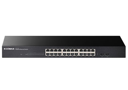 Edimax GS-1026 V3 24-Port Gigabit Rack-Mount Un-Managed Switch with 2 SFP Slot