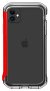 STM Element Rail Case for iPhone 11 & XR - Clear/Red