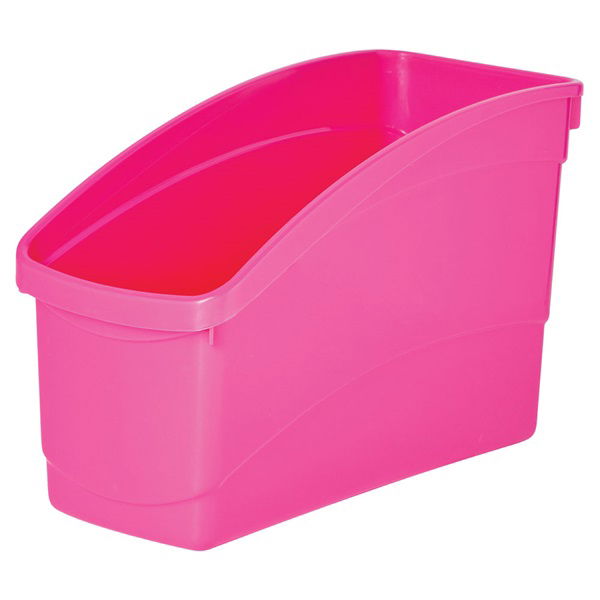 Elizabeth Richards Plastic Book and Storage Tub - Magenta