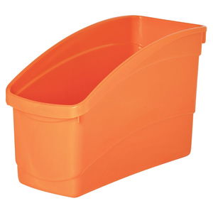 Elizabeth Richards Plastic Book and Storage Tub - Orange