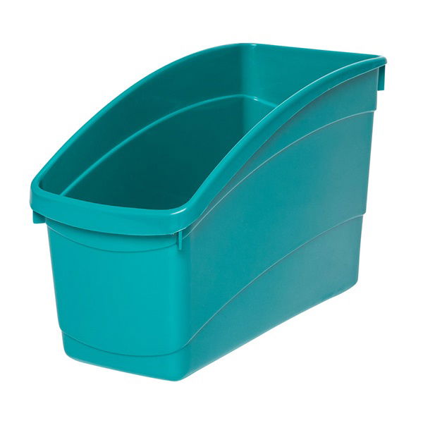 Elizabeth Richards Plastic Book and Storage Tub - Turquoise