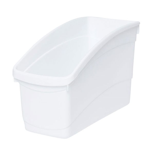 Elizabeth Richards Plastic Book and Storage Tub - White