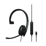 EPOS Sennheiser ADAPT 130 USB-C II Overhead Wired Mono Headset - Connection to Mobile, Tablet & PC