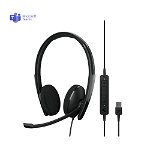 EPOS Sennheiser ADAPT 160T USB II Overhead Wired Stereo Headset - Connection to Mobile, Tablet & PC
