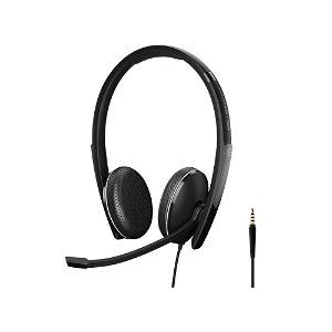 EPOS Sennheiser ADAPT 165 II 3.5mm Overhead Wired Stereo Headset - Connection to Mobile, Tablet & PC