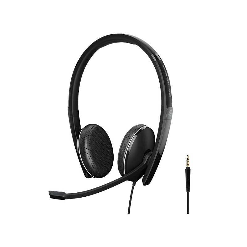 EPOS Sennheiser ADAPT 165 II 3.5mm Overhead Wired Stereo Headset - Connection to Mobile, Tablet & PC