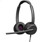 EPOS Sennheiser IMPACT 460T USB-C and USB-A Wired Overhead Stereo Headset - Certified for Microsoft Teams - Connection to PC/Softphone Only