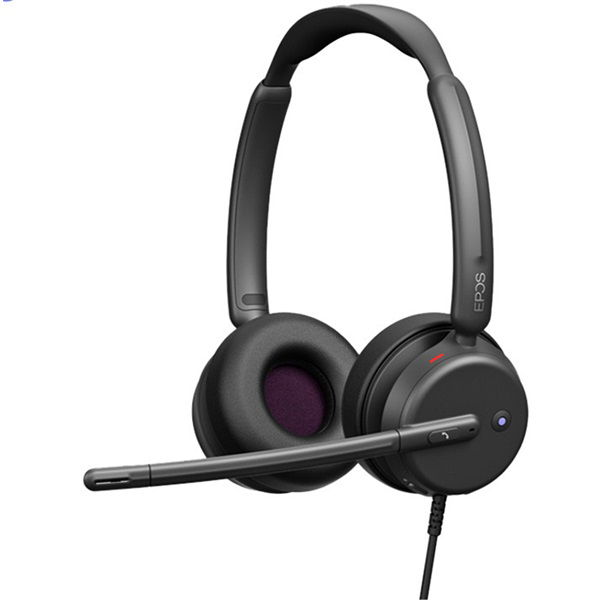 EPOS Sennheiser IMPACT 460T USB-C and USB-A Wired Overhead Stereo Headset - Certified for Microsoft Teams - Connection to PC/Softphone Only