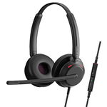 EPOS Sennheiser IMPACT 760 USB-C and USB-A Wired Overhead Stereo Headset - Certified for UC - Connection to PC/Softphone Only