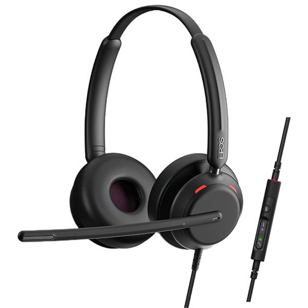 EPOS Sennheiser IMPACT 760T USB-C and USB-A Wired Overhead Stereo Headset - Certified for UC - Connection to PC/Softphone Only - SPECIAL PRICE OFFER