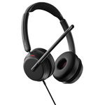EPOS Sennheiser IMPACT 860T USB-C and USB-A Wired Overhead Stereo Headset - Certified for Microsoft Teams - Connection to PC/Softphone Only