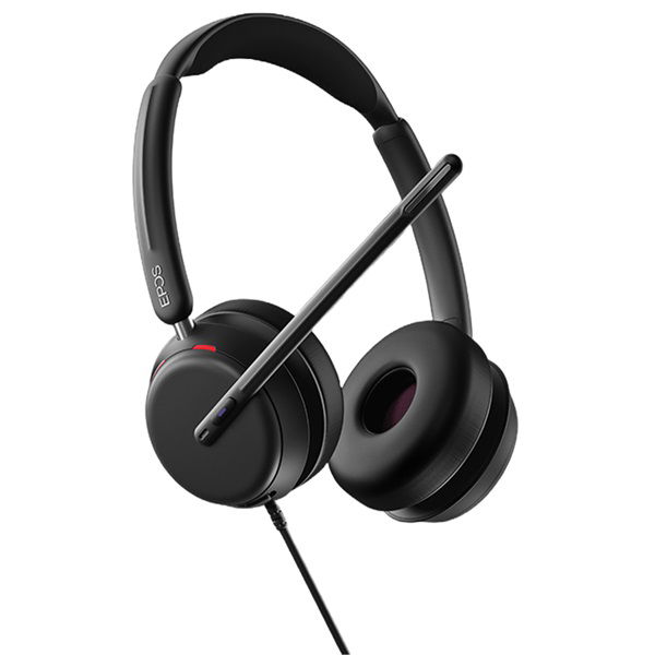 EPOS Sennheiser IMPACT 860T USB-C and USB-A Wired Overhead Stereo Headset - Certified for Microsoft Teams - Connection to PC/Softphone Only