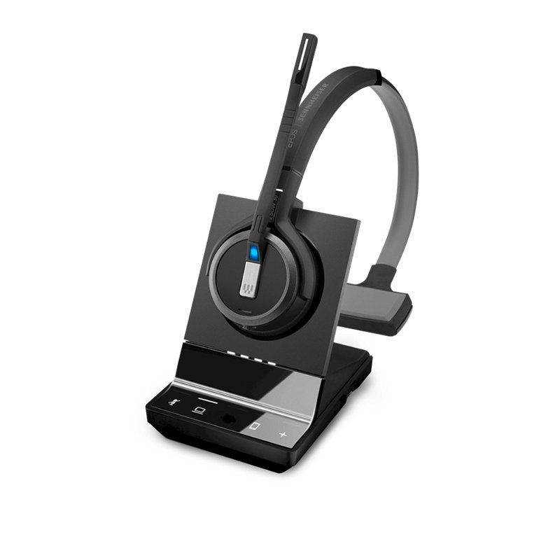 EPOS Sennheiser IMPACT SDW 5033 DECT Overhead Wireless Mono Headset with Base Station - Connection to PC/Softphone Only