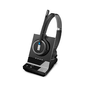 EPOS Sennheiser IMPACT SDW 5063 DECT Overhead Wireless Stereo Headset with Base Station - Connection to PC/Softphone Only