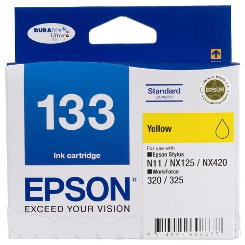 Epson DURABrite Ultra 133 Yellow Ink Cartridge