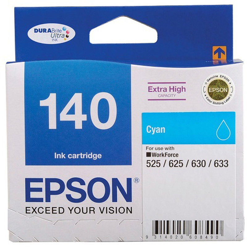 Epson DURABrite Ultra 140 Cyan Extra High Yield Ink Cartridge