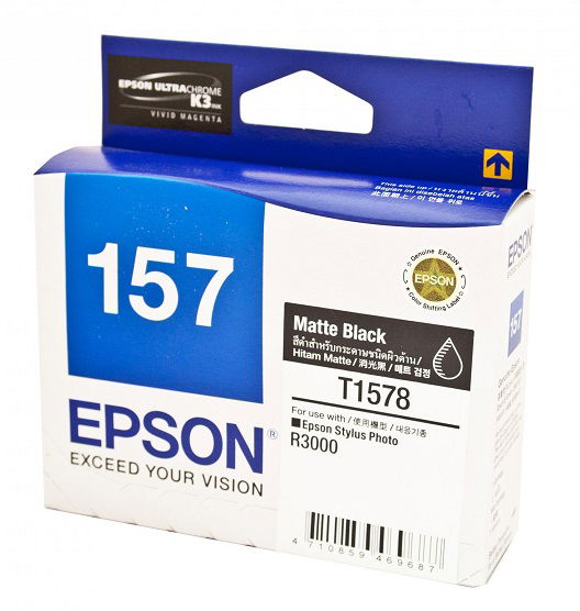 Epson T1578 Matte Black Ink Cartridge