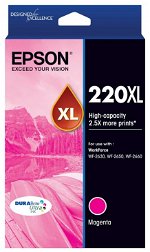 Epson DURABrite Ultra 220XL Magenta High Yield Ink Cartridge