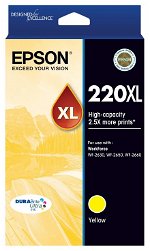 Epson DURABrite Ultra 220XL Yellow High Yield Ink Cartridge