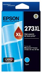 Epson Claria Premium 273XL Cyan High Yield Ink Cartridge