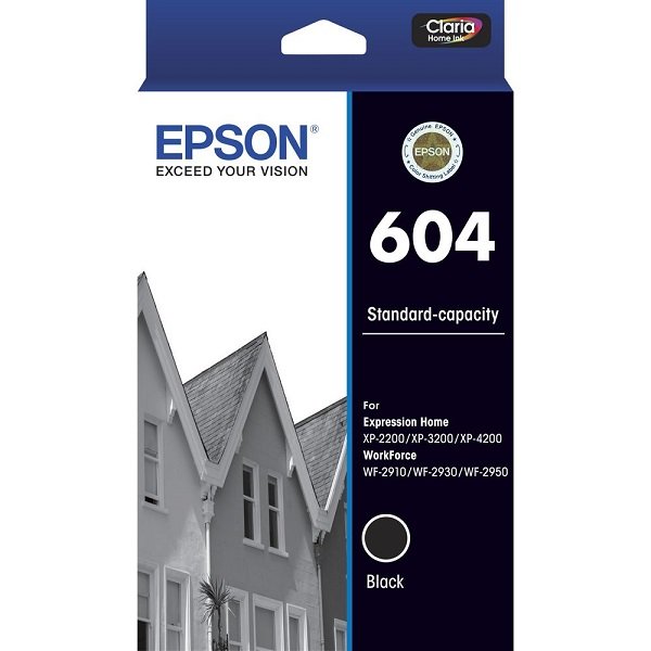 Epson 604 Standard Capacity Black Ink Cartridge