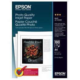 Epson S041061 Coated A4 102gsm Photo Paper - 100 Sheets