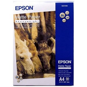 Epson S041256 Matte Inkjet A4 167gsm Photo Paper - 50 Sheets