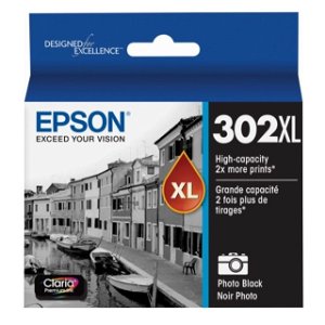 Epson Claria Premium 302XL Photo Black High Yield Ink Cartridge