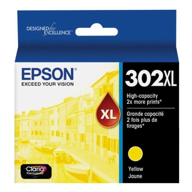 Epson Claria Premium 302XL Yellow High Yield Ink Cartridge