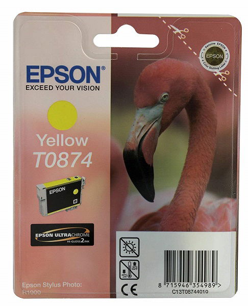 Epson T0874 Yellow Ink Cartridge