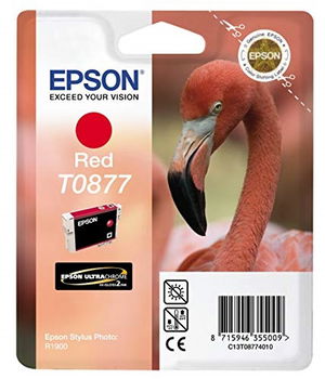 Epson T0877 Red Ink Cartridge