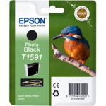 Epson UltraChrome Hi-Gloss2 T1591 Photo Black Ink Cartridge