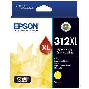 Epson Claria Photo HD 312XL Yellow High Yield Ink Cartridge
