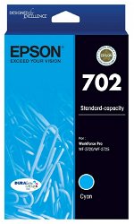 Epson DuraBrite Ultra 702 Cyan Ink Cartridge