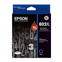 view Epson DURABrite Ultra 802XL Black High Yield Ink Cartridge