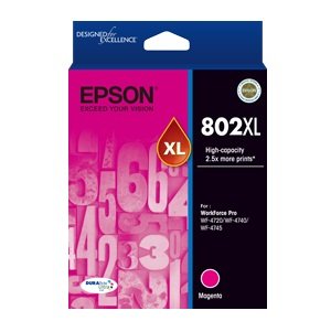 Epson DURABrite Ultra 802XL Magenta High Yield Ink Cartridge