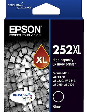 Epson DURABrite Ultra 252XL Black High Yield Ink Cartridge