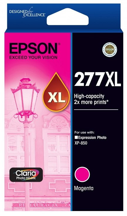 Epson Claria Photo HD 277XL Magenta High Yield Ink Cartridge