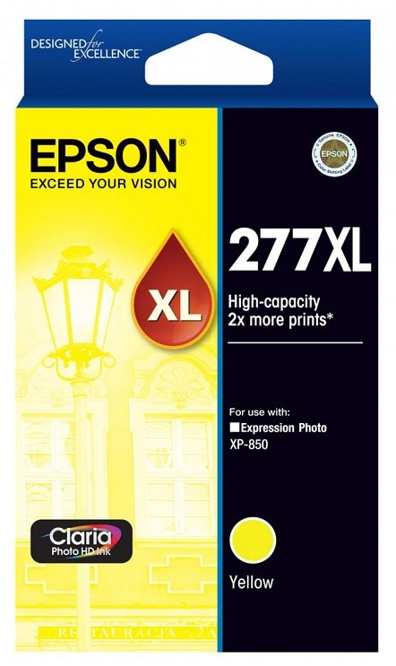 Epson Claria Photo HD 277XL Yellow High Yield Ink Cartridge