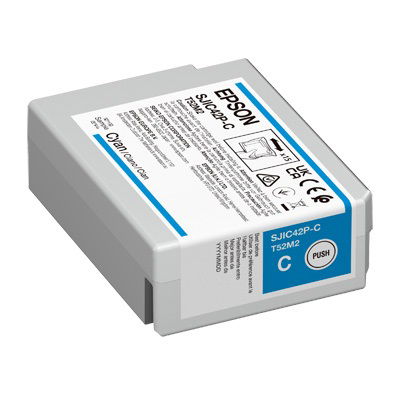 Epson CW-C4010 Cyan 50ml Ink Cartridge for ColorWorks