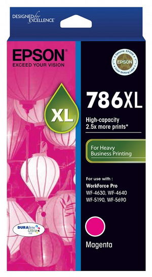 Epson DURABrite Ultra 786XL Magenta High Yield Ink Cartridge