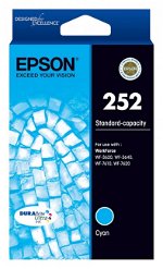 Epson DURABrite Ultra 252 Cyan Ink Cartridge